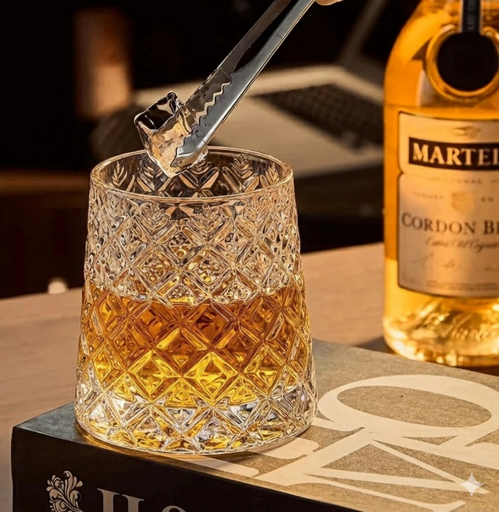 Verres à Whisky Rotatifs 360°