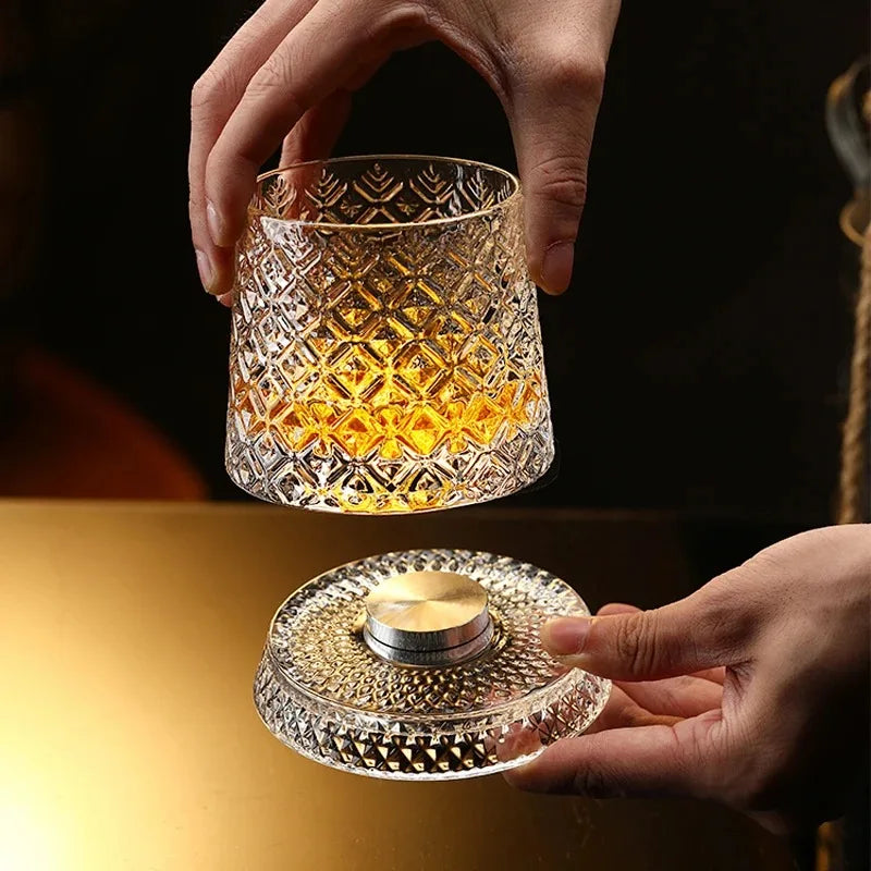 Verres à Whisky Rotatifs 360°