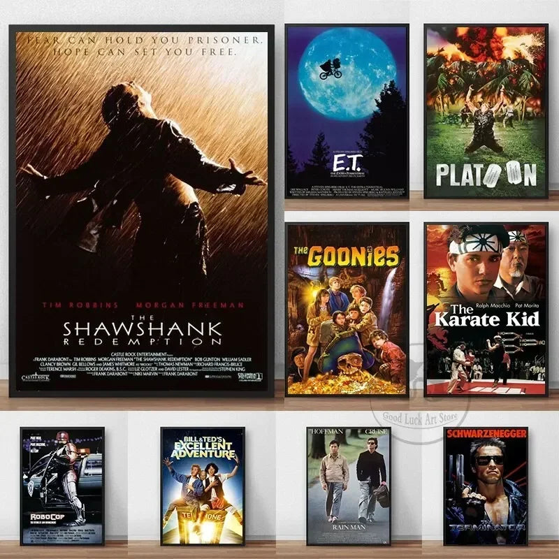 Affiches de film classiques des années 80