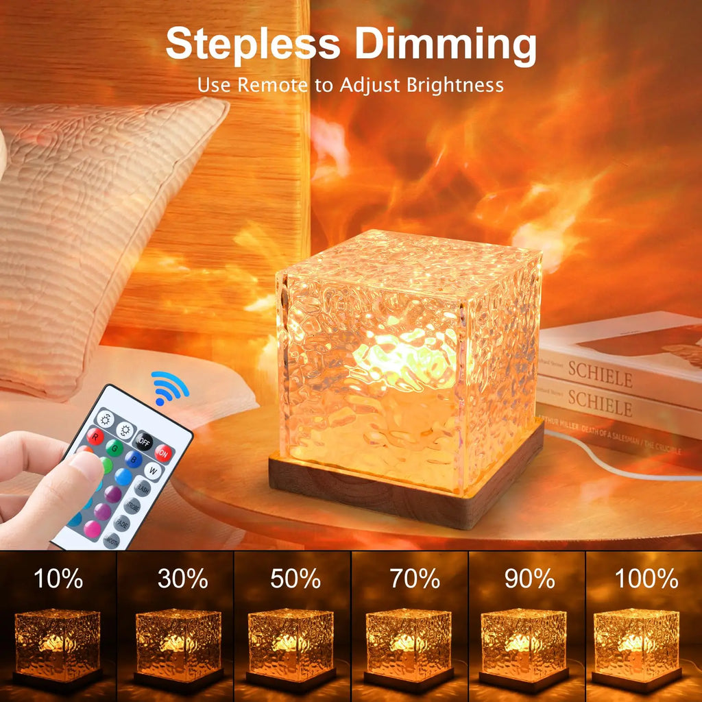Lampe Projecteur Effet Vagues